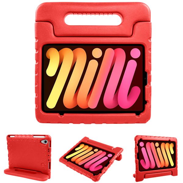 imoshion Coque kidsproof avec poignée iPad Mini 6 (2021) - Rouge