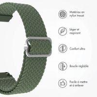 imoshion Bracelet tissée en nylon - Connexion universelle 20 mm - Vert foncé