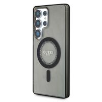 Guess Coque MagSafe IML avec strass Samsung Galaxy S25 Ultra - Noir