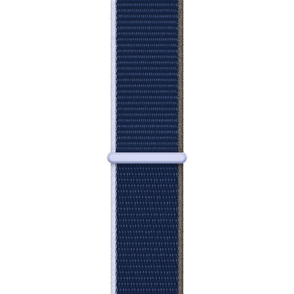 Apple Bracelet Sport Loop Apple Watch Series 1 t/m 9 / SE (38/40/41 mm) | Series 10 / 11 (42 mm) - Abyss Blue
