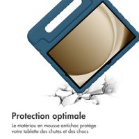 imoshion Coque kidsproof avec poignée Samsung Galaxy Tab A11 Plus / A9 Plus - Bleu foncé