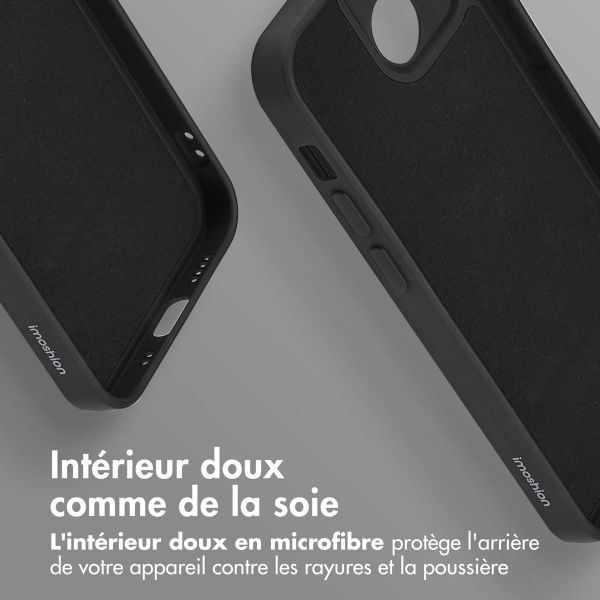 imoshion Coque Couleur avec MagSafe Apple iPhone 13 Mini - Noir