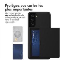 imoshion Coque arrière avec porte-cartes Samsung Galaxy S21 - Noir