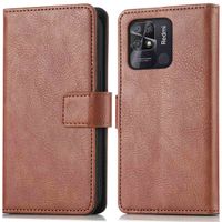 imoshion Étui de télephone portefeuille Xiaomi Redmi 10C - Marron