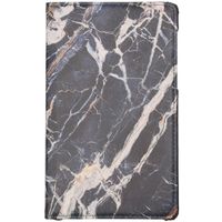 imoshion Coque tablette Design rotatif à 360° Galaxy Tab A7 Lite - Black Marble