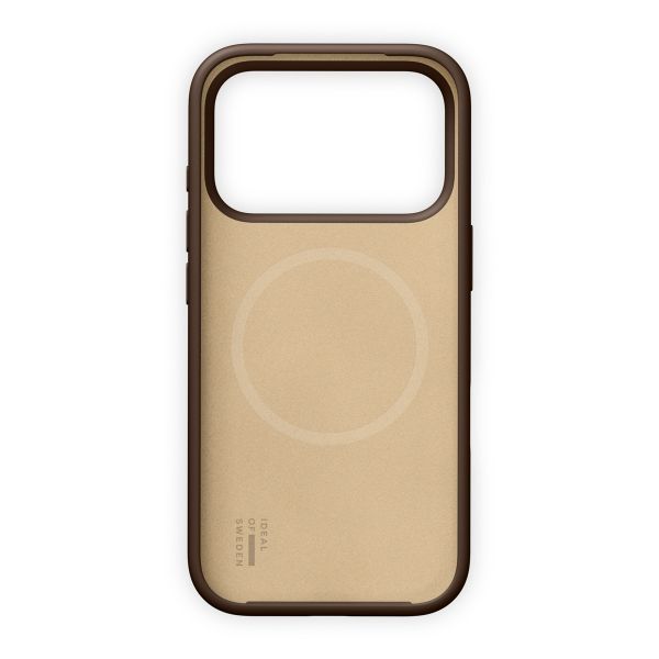 iDeal of Sweden Coque en silicone avec MagSafe Apple iPhone 17 Pro - Mocha Mousse