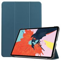 imoshion Coque tablette Trifold iPad Air 11 pouces (2024) M2 / Air 5 (2022) / Air 4 (2020) - Vert foncé