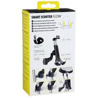 Lampa Smart Scooter Flow - Support de téléphone scooter - Fixation posurur rétroviseur et pare-brise - Noir