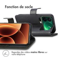 imoshion Étui de télephone portefeuille Xiaomi 17 Pro Max - Noir