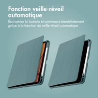imoshion Coque tablette Origami Apple iPad 11 (2025) 11 pouces A16 / iPad 10 (2022) 10.9 pouces - Vert foncé