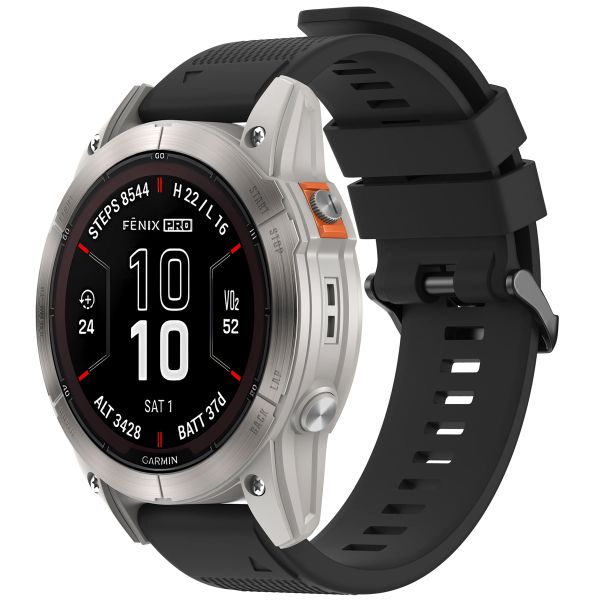imoshion Bracelet QuickFit® en silicone  - Connexion Garmin 26 mm - Noir