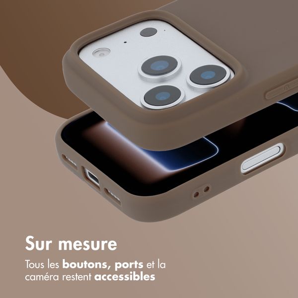 imoshion Coque Couleur Apple iPhone 17 Pro - Marron