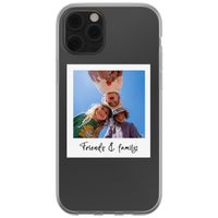 Coque personnalisée avec polaroid iPhone 12 (Pro) - Transparent