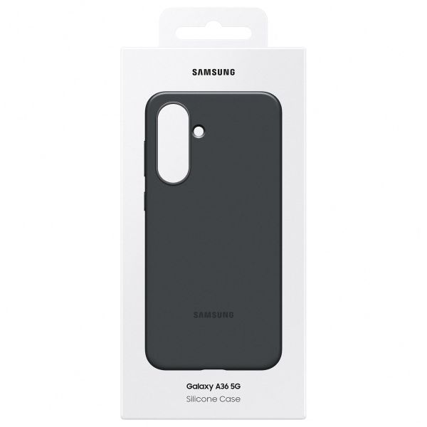 Samsung Original Coque en silicone Samsung Galaxy A36 - Black