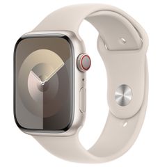 Apple Bracelet Sport Apple Watch Series 1 t/m 11 / SE / Ultra (44/45/46/49 mm) - Taille M/L - Starlight