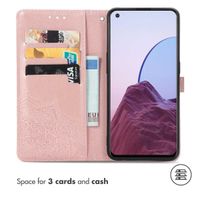 imoshion Etui de téléphone portefeuille Mandala Oppo Reno8 Lite - Rose Dorée