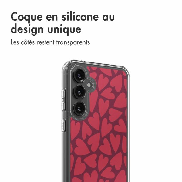 imoshion Coque Design Samsung Galaxy S23 FE - Hearty Coral Dust