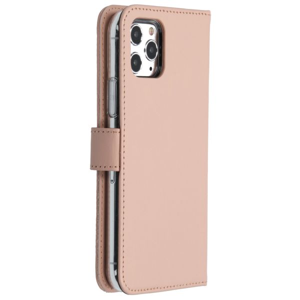 Selencia Étui de téléphone en cuir véritable iPhone 11 Pro - Rose