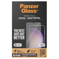 PanzerGlass ﻿Film de protection d'écran anti-bactérien Refresh Ultra-Wide Fit avec applicateur Samsung Galaxy S24 Plus