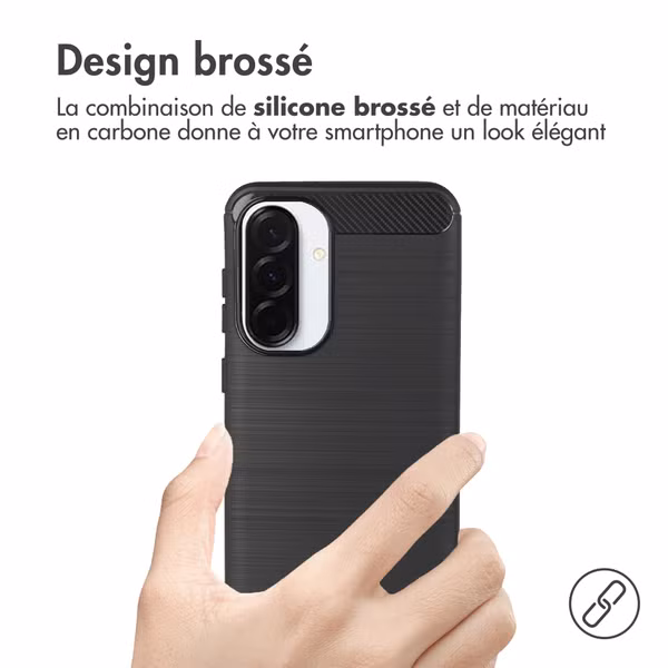imoshion Coque Brushed Samsung Galaxy A37 (5G) - Noir