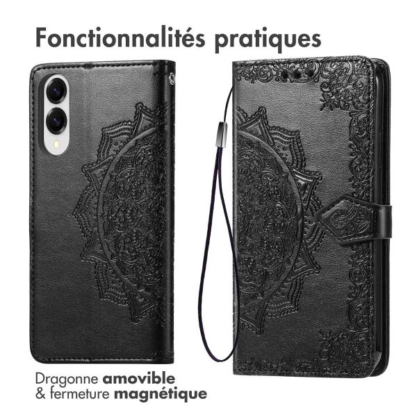 imoshion Etui de télephone Mandala Samsung Galaxy S25 Edge - Noir