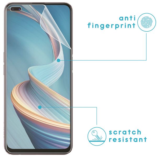 imoshion Protection d'écran Film 3 pack Oppo Reno4 Z 5G