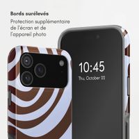 Selencia Coque arrière Vivid Apple iPhone 17 Pro - Dream Swirl Chocolate