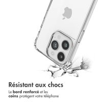 imoshion Coque avec dragonne + bracelet Apple iPhone 14 Pro - Perles Cœurs