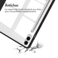 imoshion Coque tablette rigide Trifold Samsung Tab S10 Plus / Tab S9 FE Plus / Tab S9 Plus 12.4 pouces - Noir