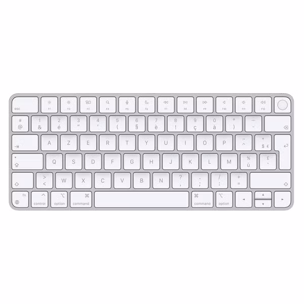 Apple Magic Keyboard avec Touch ID - Clavier sans fil - AZERTY / FR - Lightning - Blanc