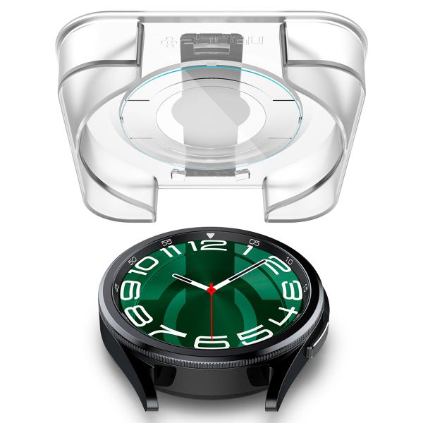 Spigen Protection d'écran EZ FIT Glas.tR avec applicateur Samsung Galaxy Watch 6 Classic - 47 mm - Transparent