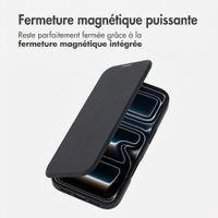 imoshion Bookcase transparente avec MagSafe Apple iPhone 17 Pro - Noir
