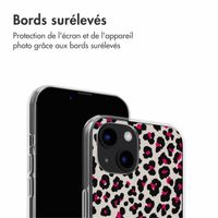 imoshion Coque Design iPhone 13 - Leopard Pink