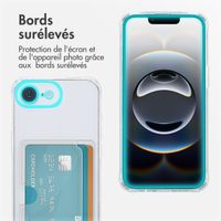 imoshion Coque silicone avec porte-cartes Apple iPhone 16e - Transparent