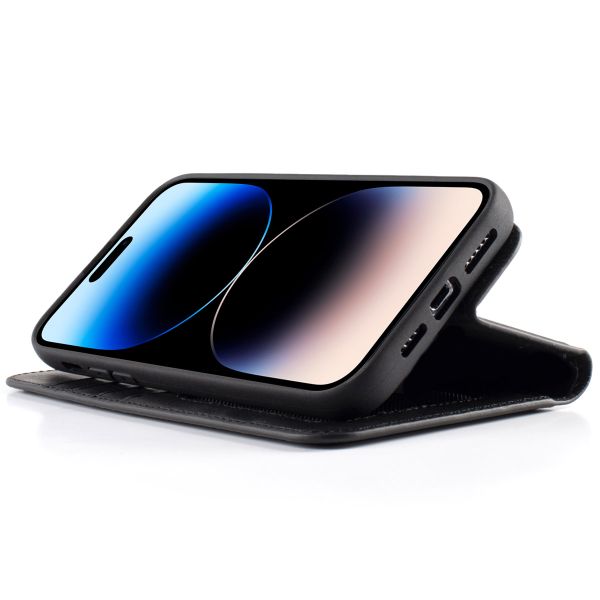 Wachikopa Étui de téléphone portefeuille Magic 2-in-1 iPhone 14 Pro - Black