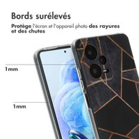 imoshion Coque Design Xiaomi Redmi Note 12 Pro - Black Graphic