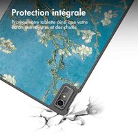 imoshion Coque tablette Design Trifold Lenovo Tab M10 5G - Green Plant