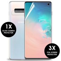 imoshion Protection d'écran + en verre Appareil photo Galaxy S10