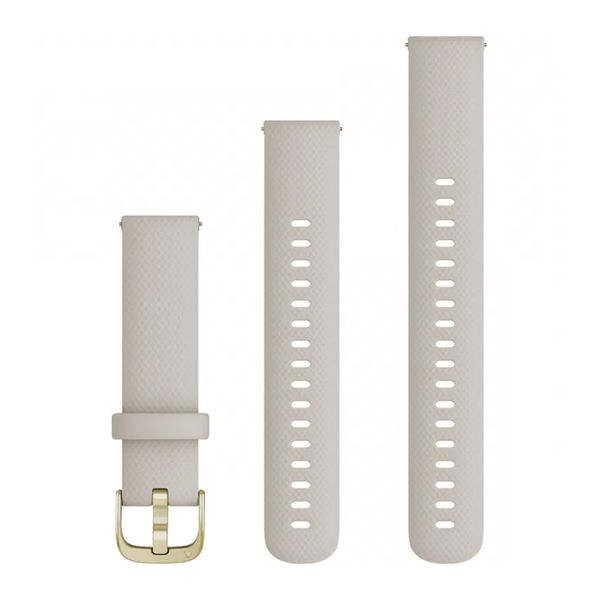 Garmin Bracelet silicone  - Connexion Garmin 18 mm - Light Sand / Gold