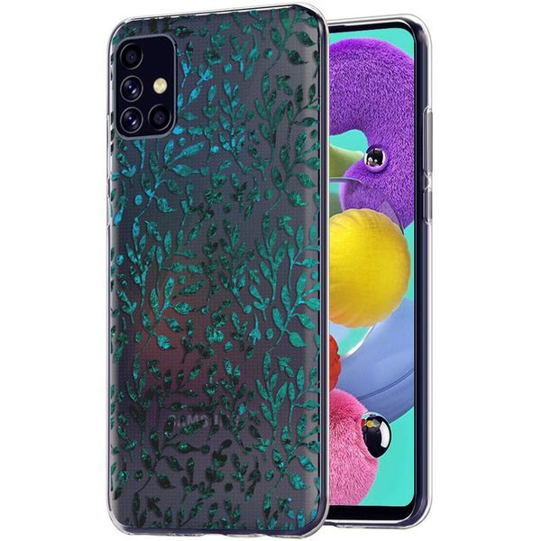 imoshion Coque Design Samsung Galaxy A51 - Feuilles - Vert