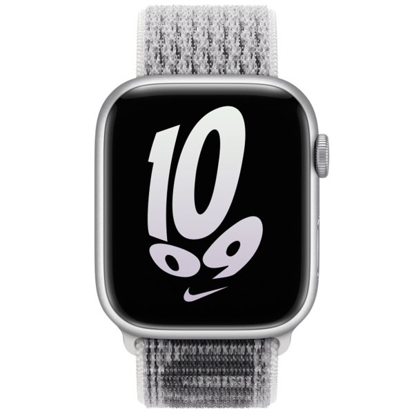 Apple Bracelet Nike Sport Loop Apple Watch Series 1 t/m 11 / SE / Ultra (44/45/46/49 mm) - White / Black