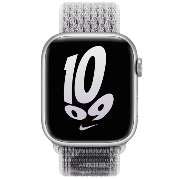 Apple Nike Sport Loop bracelet Apple Watch Series 1-10 / SE / Ultra (2) - 42/44/45/46/49 mm - Summit White / Black