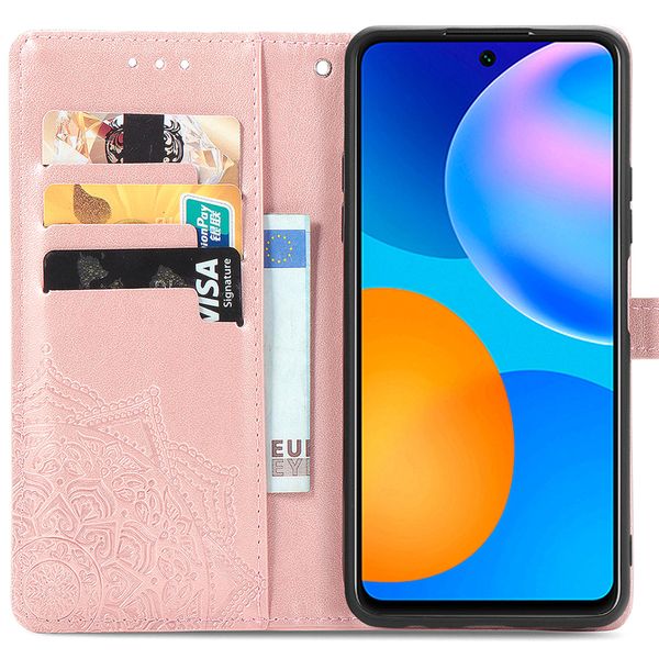 imoshion Etui de télephone Mandala Huawei P Smart (2021) - Rose Doré