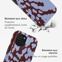 Selencia Coque arrière Vivid avec MagSafe Apple iPhone 15 - Moo'd Lavender Glow