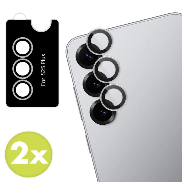 imoshion Lot de 2 protections d'objectif de caméra Samsung Galaxy S25 Plus - Silver Shadow