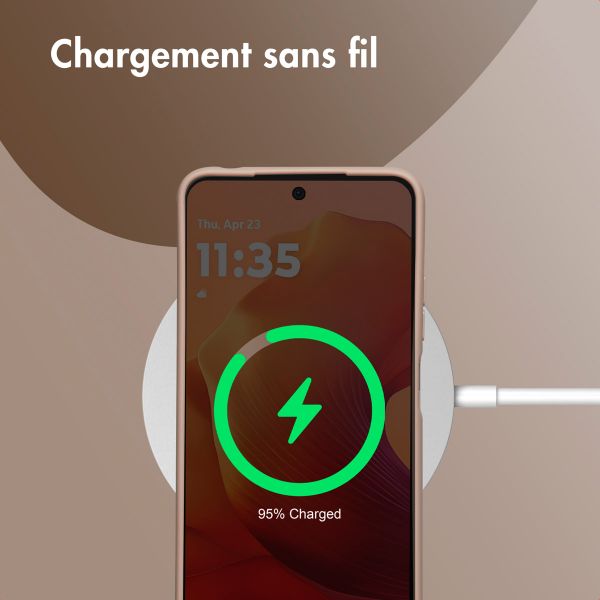 imoshion Coque Couleur Motorola Moto G15 / G15 Power - Marron