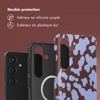 Selencia Coque arrière Vivid avec MagSafe Samsung Galaxy S25 - Moo'd Lavender Glow