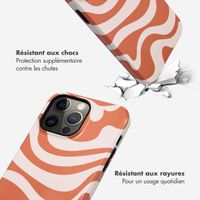 Selencia Coque arrière Vivid Tough iPhone 14 Pro Max - Dream Swirl Orange