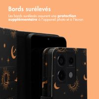 imoshion Étui de téléphone portefeuille Design Xiaomi Redmi Note 13 Pro (5G) / Poco X6 - Sky Black