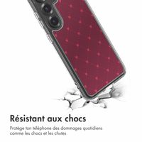 imoshion Coque Design Samsung Galaxy S25 - Crush Check Coral Dust